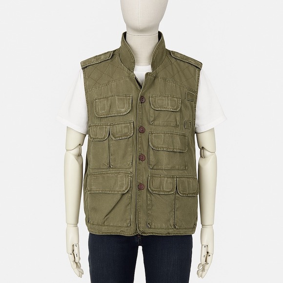 Trail Designs Utility Vest Multi Pocket Outdoor Travel Safari Fishing Mens XL - Picture 1 of 10